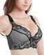 Floral Lace Underwire Push Up Bra