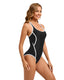 SLIM® Elegant V-Neck Cross-Back One-Piece Swimsuit