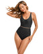 SLIM® Sexy Triangle Sporty Color Block One-Piece Swimsuit
