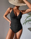 SLIM® V-Neck Tummy Control One-Piece Swimsuit
