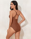 SLIM® Fashionable Cross-Back One-Piece Swimsuit