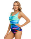 SLIM® Gradient Sporty One Piece Swimsuit