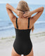 SLIM® Trendy Color Block One-Piece Swimsuit