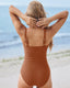 SLIM® Trendy Color Block One-Piece Swimsuit