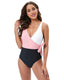 SLIM® Deep V-neck Strappy U-Back Sexy One-Piece Swimsuit