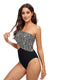 SLIM® Cutout Color Block Triangle One-Piece Swimsuit