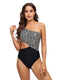 SLIM® Cutout Color Block Triangle One-Piece Swimsuit