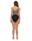 SLIM® Cutout Color Block Triangle One-Piece Swimsuit