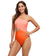 SLIM® Cutout Color Block Triangle One-Piece Swimsuit