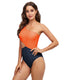 SLIM® Cutout Color Block Triangle One-Piece Swimsuit