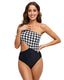 SLIM® Cutout Color Block Triangle One-Piece Swimsuit