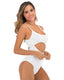 SLIM® Backless Solid Color Bikini One-Piece Swimsuit