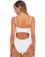 SLIM® Backless Solid Color Bikini One-Piece Swimsuit