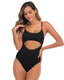 SLIM® Backless Solid Color Bikini One-Piece Swimsuit