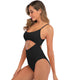 SLIM® Backless Solid Color Bikini One-Piece Swimsuit