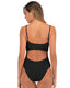 SLIM® Backless Solid Color Bikini One-Piece Swimsuit