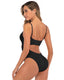 SLIM® Backless Solid Color Bikini One-Piece Swimsuit