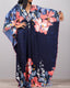 Plus Size Floral Beach Kaftan Cover Up