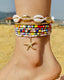 Shell & Starfish Beach Anklet