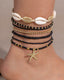 Shell & Starfish Beach Anklet