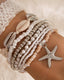 Shell & Starfish Beach Bracelet