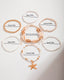 Shell & Starfish Beach Bracelet