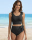 SLIM® Bow Knot High-Waist Tummy Control Tankini