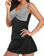 SLIM® Elegant Ruched Tankini with Skirt