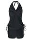 SLIM® Elegant Two-Piece Tankini with Shorts