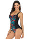 Halter Push-Up Tummy Swimsuit – Bloom