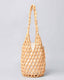 Handwoven Beaded Bucket Tote Bag
