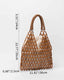 Handwoven Maple Wood Beaded Tote Bag