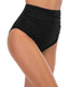 High Waist Ruched Tummy Control Bikini Bottom