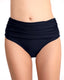 High Waist Ruched Tummy Control Bikini Bottom