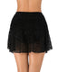 High Waist Tummy Control Lace Swim Skirt