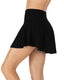 High Waist Tummy Control Flared Swim Skirt