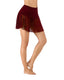 High Waist Tummy Control Lace Swim Skirt