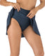 High Waist Tummy Control Flared Swim Skirt