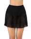 High Waist Tummy Control Lace Swim Skirt