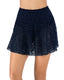 High Waist Tummy Control Lace Swim Skirt