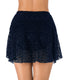 High Waist Tummy Control Lace Swim Skirt