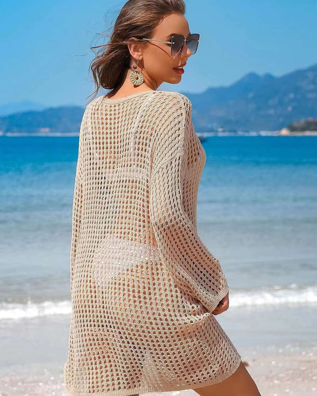 🔥Summer Promotion 50% OFF🔥Knit Crochet Beach Cover-Up