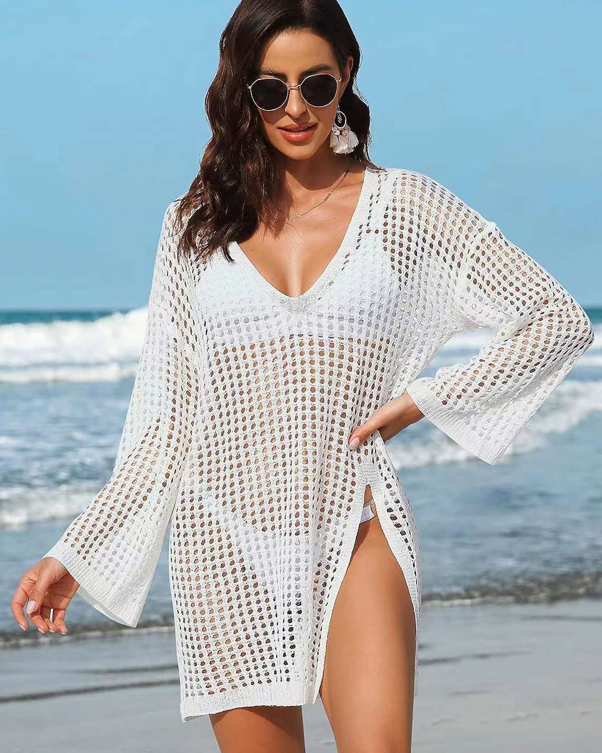 🔥Summer Promotion 50% OFF🔥Knit Crochet Beach Cover-Up