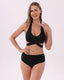 SLIM® Modest Crisscross Halter Bikini Set