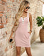 Striped Ribbed Tank Mini Dress
