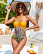 SLIM® Retro Floral Print Swimsuit Set