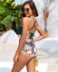 SLIM® Retro Floral Print Swimsuit Set