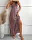 SLIM® Bohemian Crisscross Maxi Dress