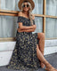 SLIM® Boho Floral Off-Shoulder Maxi Dress