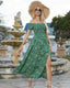 SLIM® Boho Floral Off-Shoulder Maxi Dress